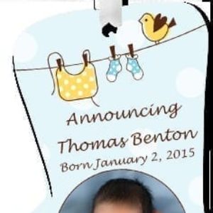 STOCKING ORNAMENT 2 SIDED W/WHITE RIBBON